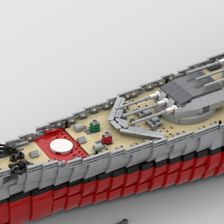 Scharnhorst Class Battleship Building Blocks Set (6457PCS) - cubertime