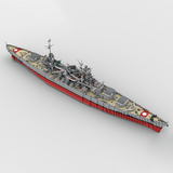 Scharnhorst Class Battleship Building Blocks Set (6457PCS) - cubertime