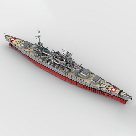 Scharnhorst Class Battleship Building Blocks Set (6457PCS) - cubertime