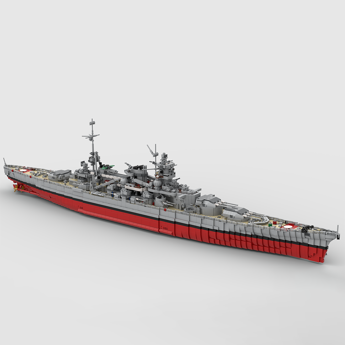 Scharnhorst Class Battleship Building Blocks Set (6457PCS) - cubertime