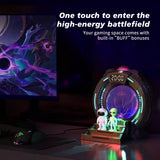 Sci-Fi Warp Gate Portal Plasma Globe Projection Lamp with LED Clock