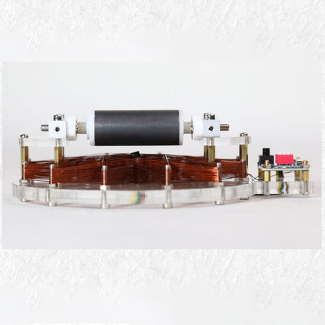 Star Coil Brushless Motor Model, Hall Sensor Motor STEM Demonstration Kit, Powered Desktop Display, Transparent Acrylic Engineering Model, Science Education & Tech Desk Decor  - cubertime