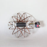 Star Coil Brushless Motor Model, Hall Sensor Motor STEM Demonstration Kit, Powered Desktop Display, Transparent Acrylic Engineering Model, Science Education & Tech Desk Decor  - cubertime