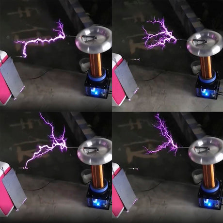 Stark Large Tesla Coil Inductive Arc Music Tesla Coil Experimental Toy High-tech Toy - cubertime