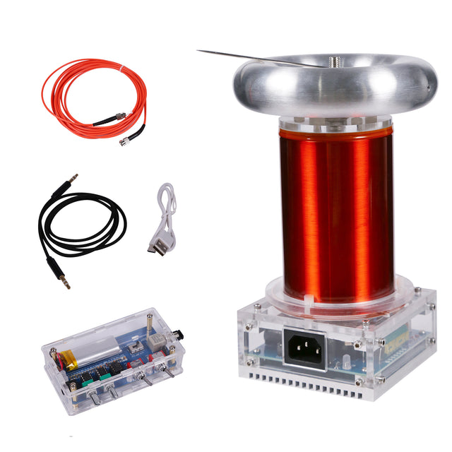 Stark SSTC Music Tesla Coil Integrated Arc Extinguishine Tesla Teaching Model High-tech Toy - cubertime