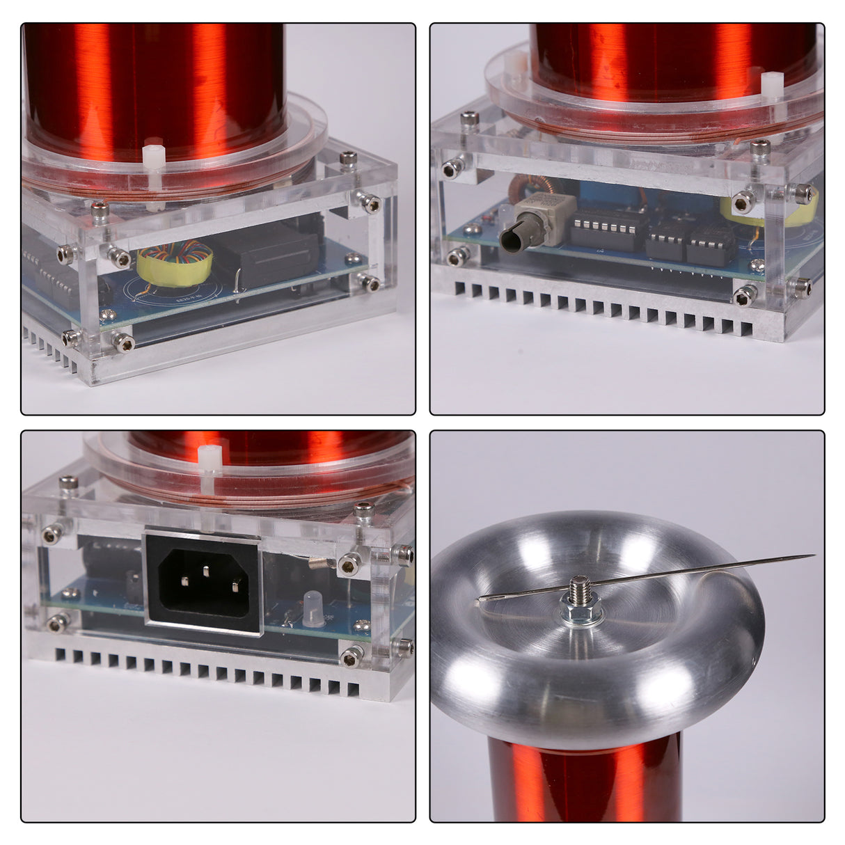 Stark SSTC Music Tesla Coil Integrated Arc Extinguishine Tesla Teaching Model High-tech Toy - cubertime
