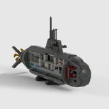 U212A 1/100 Scale Submarine Assembly Toy Building Blocks Set (1605PCS) - cubertime