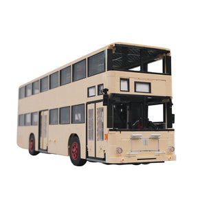 Vintage City Transit Building Block Model, Classic European City Bus Model, Berlin Bus Building Blocks Set(3953PCS) - cubertime