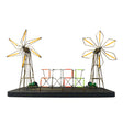 Vintage Industrial Style 2026 Windmill Lamp Metal Wire DIY Sculpture Kit - cubertime