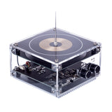 Vinyl Record Shape Bluetooth Music Coil with Long Arc and Bluetooth Music Dual Mode (US Plug/EU Plug) - cubertime