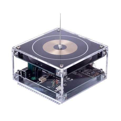 Vinyl Record Shape Bluetooth Music Coil with Long Arc and Bluetooth Music Dual Mode (US Plug/EU Plug) - cubertime