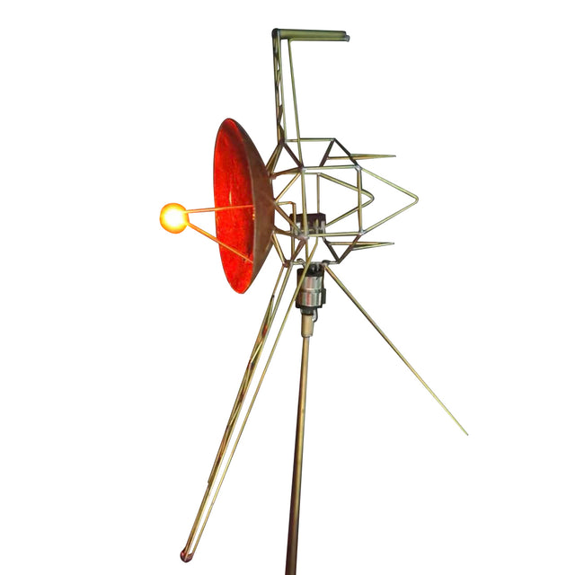 Voyager 1 Space Probe Metal Wire Lamp Vintage Industrial Style DIY Sculpture Kit - cubertime