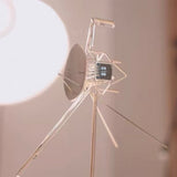 Voyager 1 Space Probe Metal Wire Lamp Vintage Industrial Style DIY Sculpture Kit - cubertime