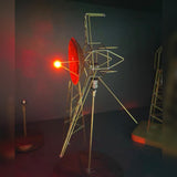 Voyager 1 Space Probe Metal Wire Lamp Vintage Industrial Style DIY Sculpture Kit - cubertime