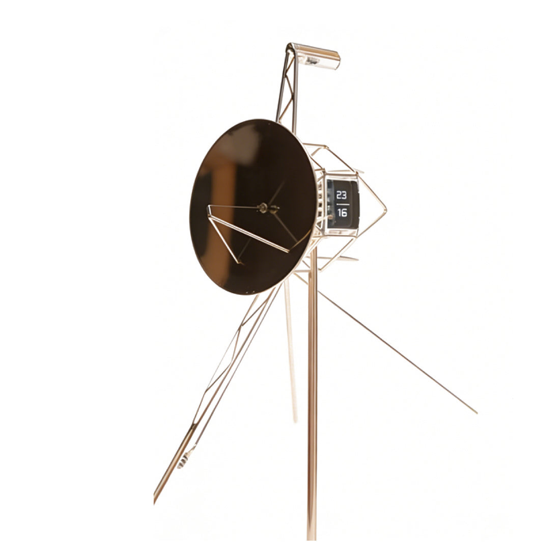 Voyager 1 Space Probe Metal Wire Lamp Vintage Industrial Style DIY Sculpture Kit - cubertime