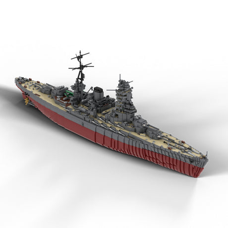 WW2 Japanese Navy Battleship Military Building Blocks Set（6119PCS）- cubertime