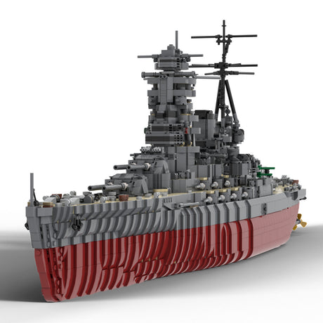 WW2 Japanese Navy Battleship Military Building Blocks Set（6119PCS）- cubertime