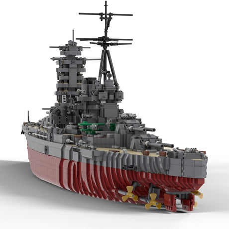 WW2 Japanese Navy Battleship Military Building Blocks Set（6119PCS）- cubertime