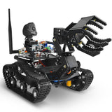 WiFi Video Tracked Robotic Car with Arduino-MEGA2560-Compatible Control Board (A1 Claw Configuration) - CUBERTIME