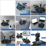 WiFi Video Tracked Robotic Car with Arduino-MEGA2560-Compatible Control Board (A2 Claw Configuration) - cubertime