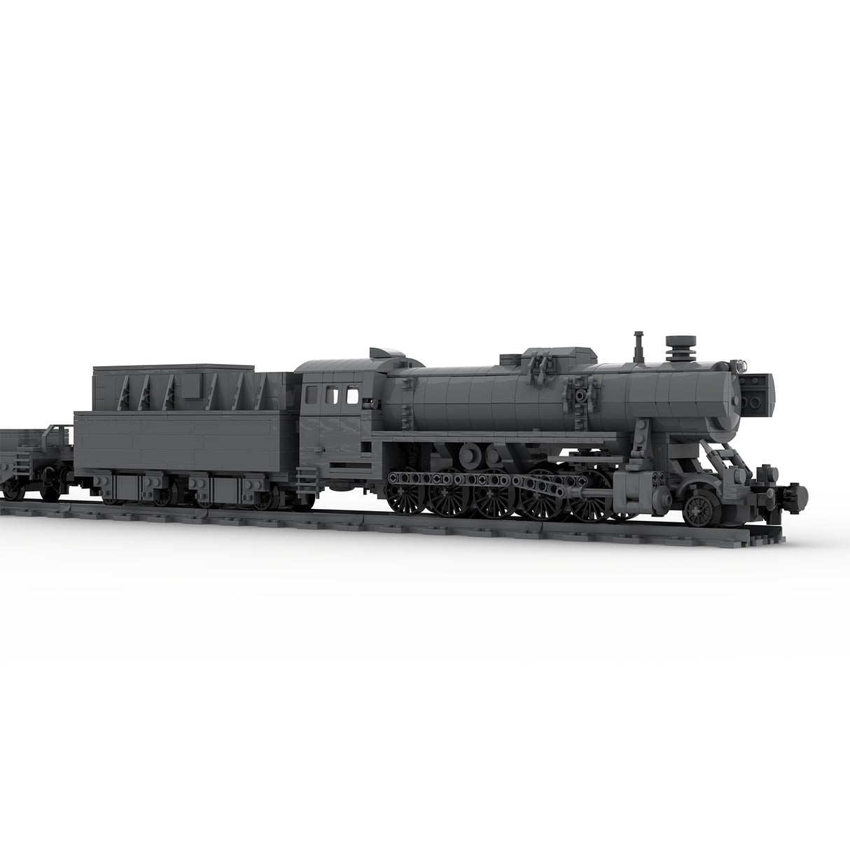 World War II Series German Carl Self-propelled Mortar Railroad-carrying Small Particle Building Blocks Model(2974pcs/Genuine Authorized Static Version) - cubertime