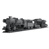 World War II Series German Carl Self-propelled Mortar Railroad-carrying Small Particle Building Blocks Model(2974pcs/Genuine Authorized Static Version) - cubertime
