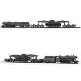 World War II Series German Carl Self-propelled Mortar Railroad-carrying Small Particle Building Blocks Model(2974pcs/Genuine Authorized Static Version) - cubertime